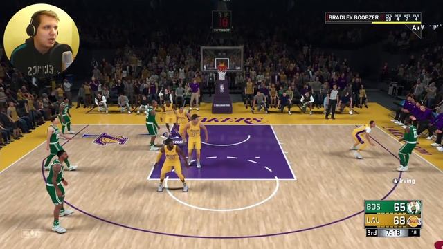 ЖАРА В ИГРЕ ПРОТИВ БОСТОНА! ● NBA 2K18 ● КАРЬЕРА ИГРОКА #15 смотреть онлайн