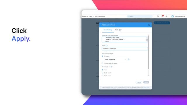 How to add Facebook Chat Plugin to your Wix site смотреть онлайн