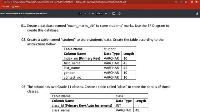 DBMS Task 16 | Java Institute | Semester 01 смотреть онлайн