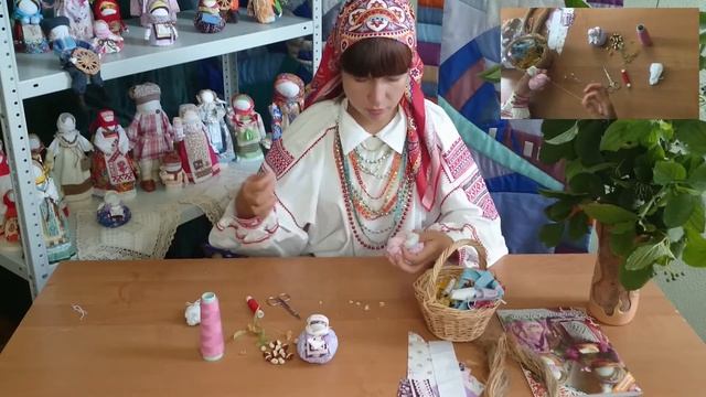 Тряпичная кукла благополучница. Мастер-класс от Масалытиной Татьяны. Старый Оскол. СЦДПТ. смотреть онлайн