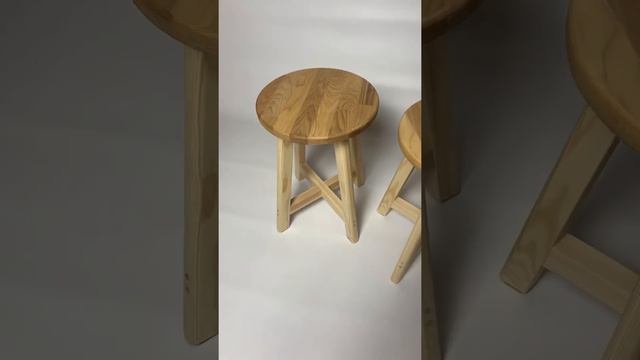 Табурет из дерева Ясень + Хвоя. ЭкоТабурет смотреть онлайн