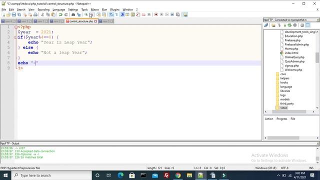 PHP Tutorial for Beginners to Advance Full Course control structure if-else statement in PHP part 2 смотреть онлайн