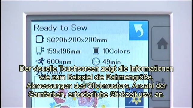 Janome MC500E Video Anleitung mit deutschen Untertiteln смотреть онлайн