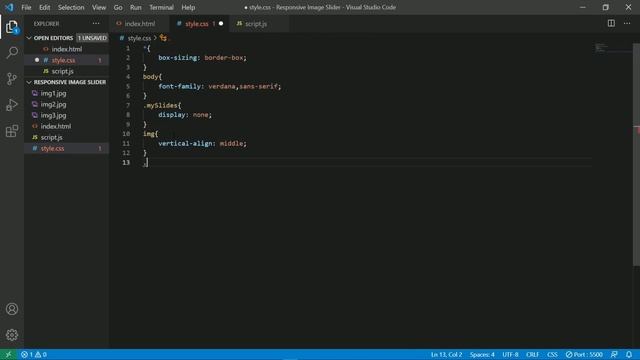 Responsive Image Slider | With Manual Button & Auto-play - HTML CSS Javascript смотреть онлайн