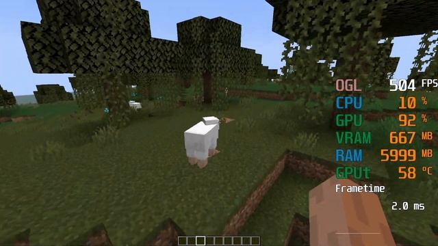 GeForce GT 1030 -- AMD Ryzen 5 3600 -- Minecraft FPS Test смотреть онлайн