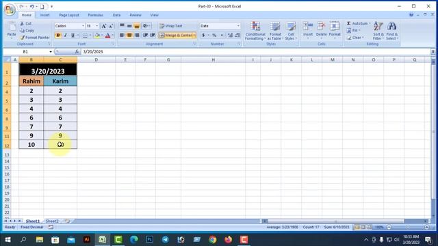 Visible Cells Only In Excel Bangla : Select Visible Cells (custom option) in excel bangla : Part 30 смотреть онлайн