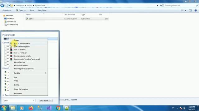 How to run python code in Command prompt ? смотреть онлайн