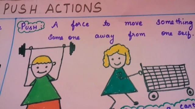 School project ideas - Chart drawing - Pull and push action, colors смотреть онлайн
