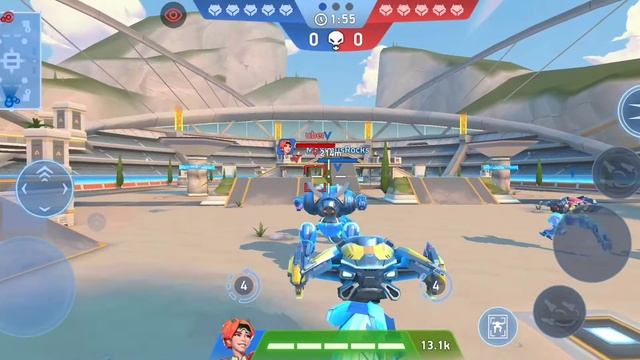 Mech Arena gameplay quick match 5×5 deathmatch смотреть онлайн