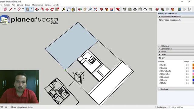 Dibujo 3D Calle Y Banqueta, Sketchup Para Principiantes T смотреть онлайн