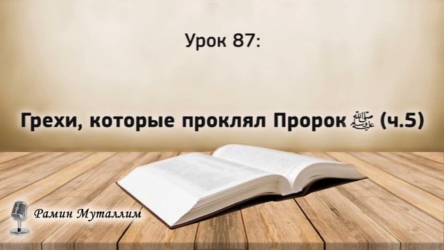 87. Грехи, которые проклял Пророк (ч.5) смотреть онлайн