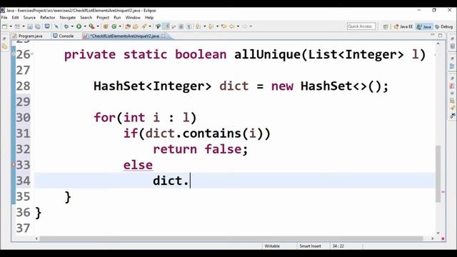 check if list elements are unique v2 in java смотреть онлайн