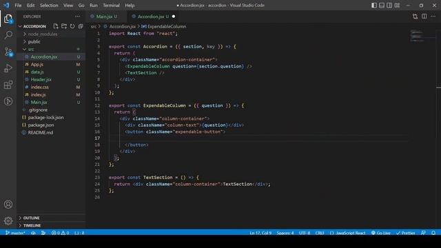 Build a React Accordion Component Dropdown from Scratch смотреть онлайн