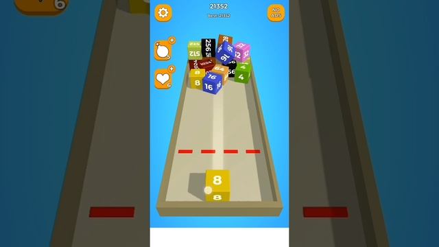 Chain Cube - 2048 3D : gameplay / free mobile game смотреть онлайн
