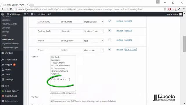 How to add a checkbox to a custom form in Events Manager, a WordPress plugin смотреть онлайн