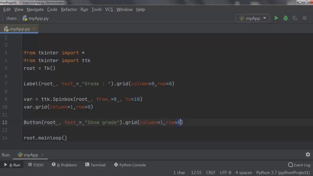 python gui tkinter spinbox смотреть онлайн