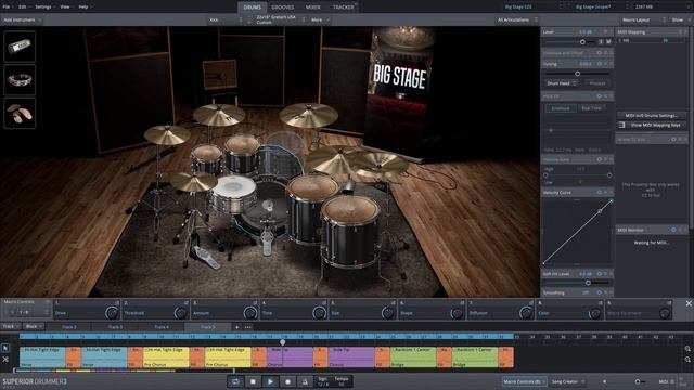 Superior Drummer 3 | Big Stage EZX - Gospel Fusion MIDI - Infused 12/8 | Luke Oswald смотреть онлайн