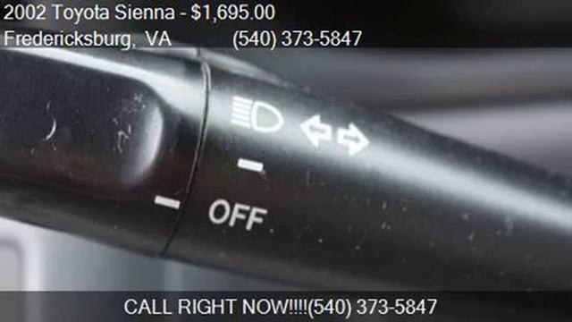 2002 Toyota Sienna CE 4dr Mini Van for sale in Fredericksbur смотреть онлайн