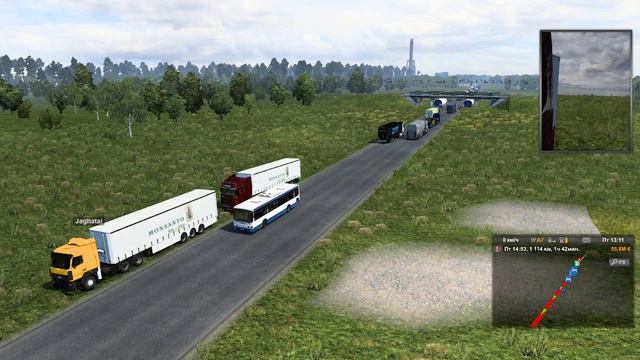 ETS 2 - Карта СУРОВАЯ РОССИЯ В КОНВОЕ смотреть онлайн