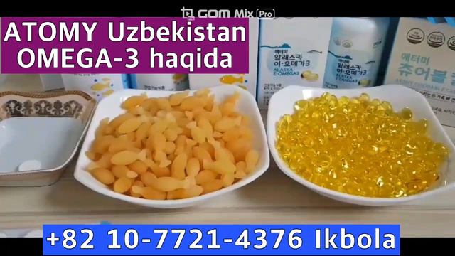 ATOMY natural hakikiy 100% omega-3 baliq yogi kareya mahsuloti kattalar uchun 19,200₩ смотреть онлайн
