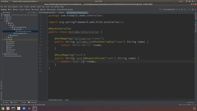 Spring Boot Tutorial 2 - REST Service смотреть онлайн