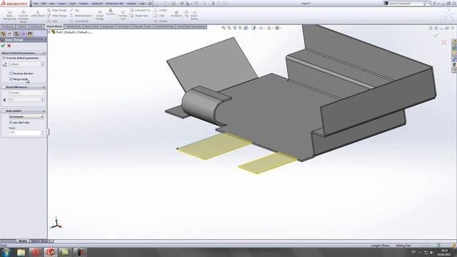 10 Урок. Листовой металл в SolidWorks смотреть онлайн
