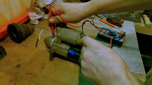 КАК ПРОЗВОНИТЬ СТАРТЕР МУЛЬТИМЕТРОМ ПРАВИЛЬНО