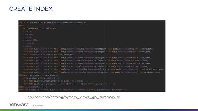CREATE INDEX command progress reporting in Greenplum7 смотреть онлайн