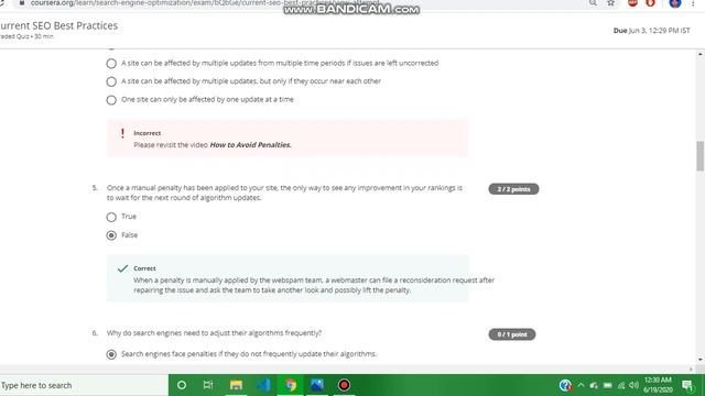 Introduction to search engine optimization week 3 quiz answer 2020 || coursera 2020 week 3 quiz ans смотреть онлайн