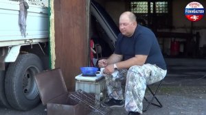 Копчение рыбы на электроплитке и самодельная коптильня 2015 FishinGaltsev