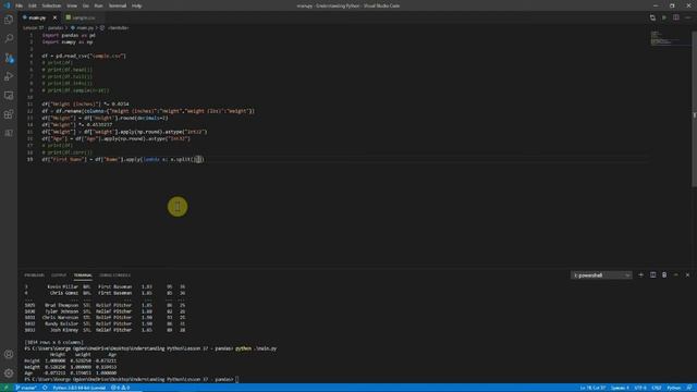 Understanding Python: Lesson 37 - pandas смотреть онлайн