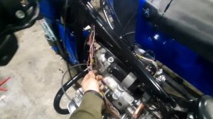 Стартер на мотоцикл Урал.  Сборка проводки .