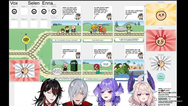 【TRIAL BY TROLLEY & JOKING HAZARD】pls no unmonetize【NIJISANJI EN | Selen Tatsuki】 смотреть онлайн