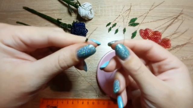 Роза из бисера? мастер класс - плетение из бисера для начинающих смотреть онлайн