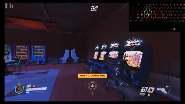 Overwatch Beta and Razer Chroma Keyboard смотреть онлайн