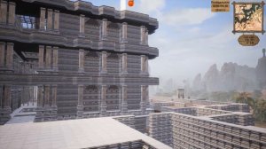 Conan Exiles - Строительство огромного замка. ч. 06. Колонны и балконы