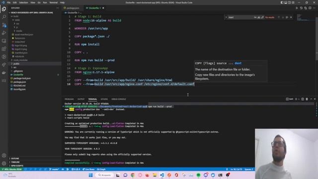 ? COMO DOCKERIZAR una aplicación React v18 en TYPESCRIPT con Nginx? - Serie Dockerizando - ESPAÑOL смотреть онлайн