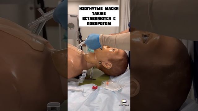 Установка Ларингеальной маски - часть 2 #анестезиология #медицина #врач смотреть онлайн