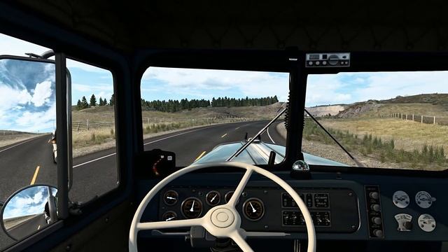 ATS 1.47|Lewistown ?? - Glasgow ??|Kenworth 521 "Needle Nose" by Blueprint Mods|SlavJerry NH Engine смотреть онлайн