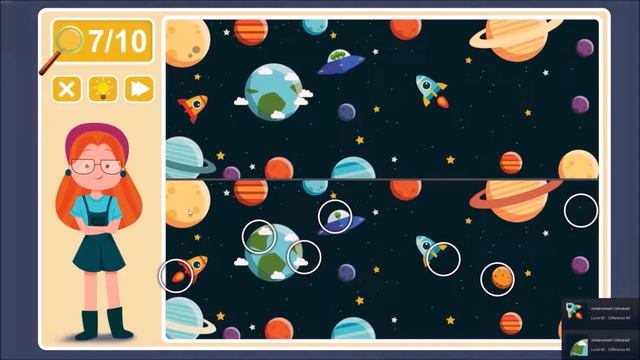 Viki Spotter: Space Mission, Level 2 Walkthrough, 1080p/60FPS. смотреть онлайн