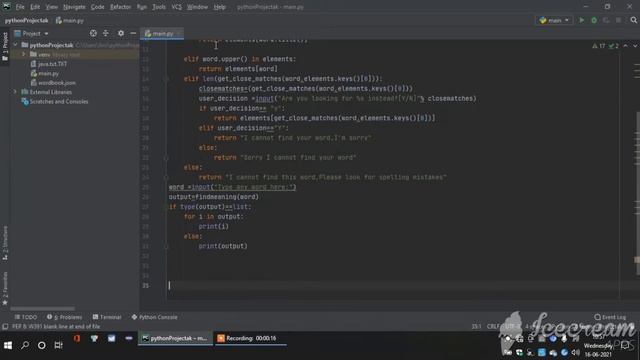 wordbook using python | pycharm смотреть онлайн