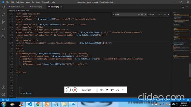 Post on other's Timeline - PHP/MYSQL Project Tutorial with Source Code: смотреть онлайн