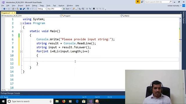 Program to Count Vowels,Consonants and non alphabets in a given String in C# - Part 40 смотреть онлайн
