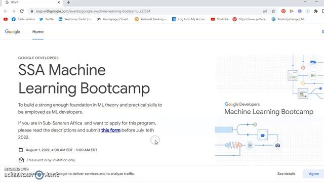 Apply for Google Developers Sub Saharan Africa Machine Learning Bootcamp By July 16, 2022! [CLOSED] смотреть онлайн