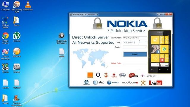 как разблокировать Nokia Lumia 520,800 смотреть онлайн
