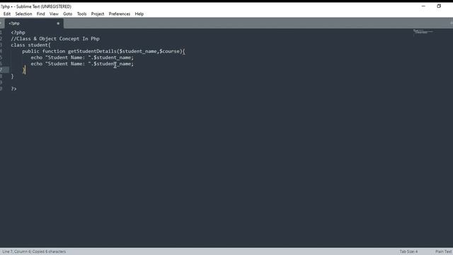 Class & Object Concept In Php | Class & Object Kiase Banaye In Php смотреть онлайн