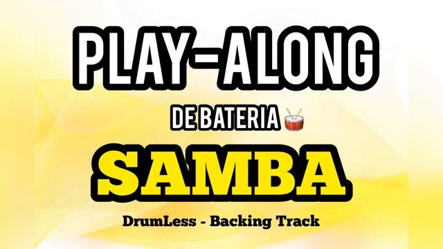 Play-Along de Bateria ( SAMBA ) DrumLess - Backing Track смотреть онлайн