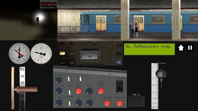 Поезд призрак в симуляторе Московского метро 2D?👻 смотреть онлайн