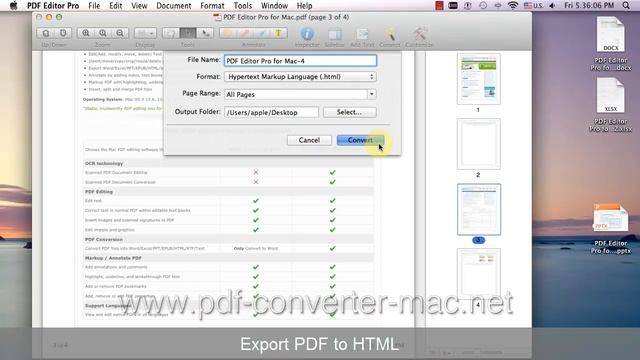 [PDF Editor Mac] How to Export PDF to Word/Excel/PPT/HTML/EPUB/Text? смотреть онлайн
