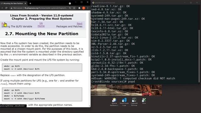 Arch Linux to LinuxFromScratch - Part 5 смотреть онлайн